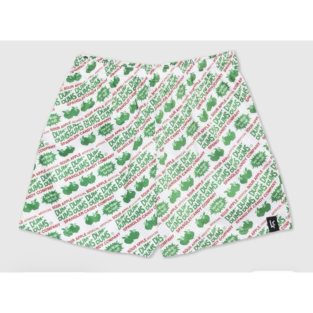 🔥🔥 Lost Files X Dum Dums Shorts Sour Apple Size L Large NEW DS NWT